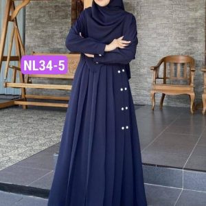Queen Burqa NL34-5 ( Navy blue )