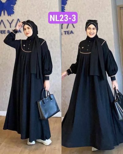 Alija Burqa NL23-3 (Black)